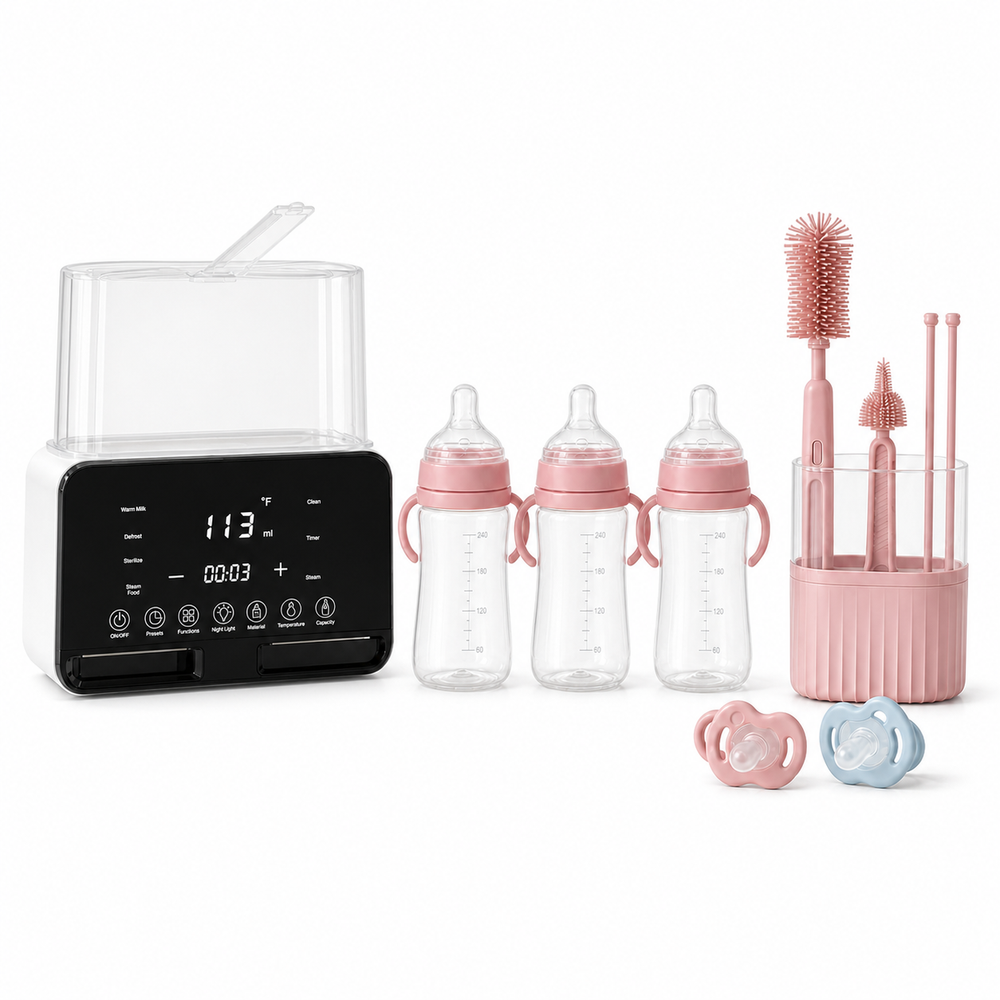Pack Biberons à la Maison Bibimood sur fond blanc