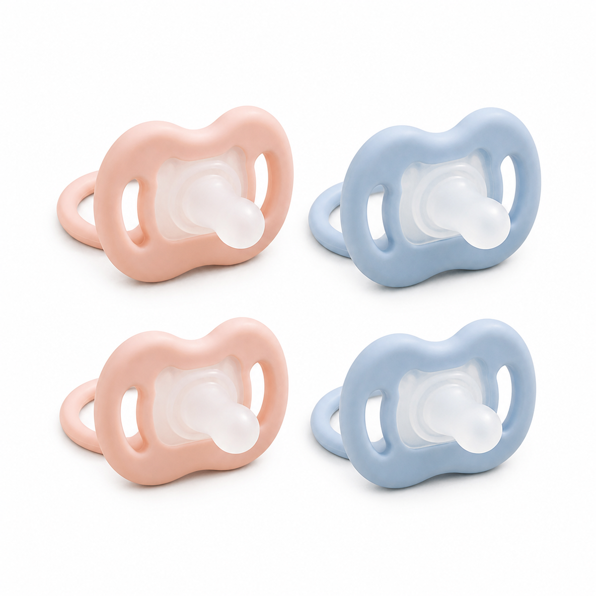 Sucettes grignoteuses Bibimood sur fond blanc