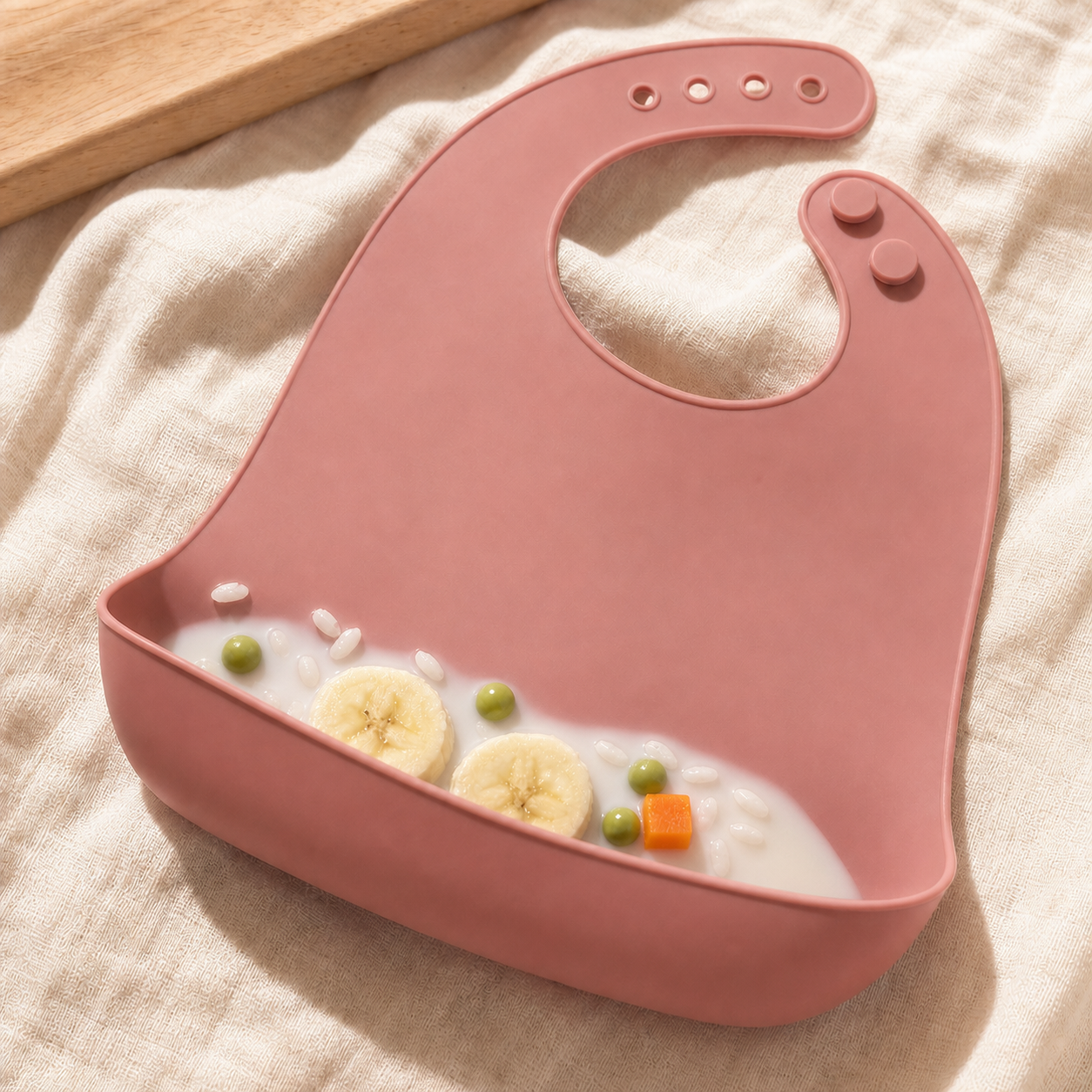 Poche de récupération du bavoir silicone Bibimood