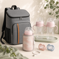 Pack Sortie Biberon Bibimood avec chauffe-biberon nomade, sac à langer, deux biberons et deux sucettes