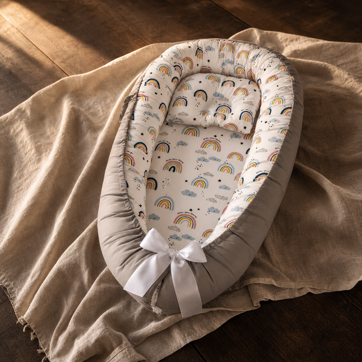 Nid de bébé cocon nomade Bibimood - image 1
