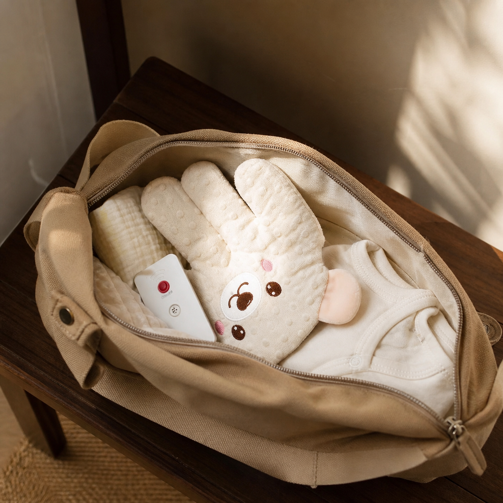 Coussin apaisant main ours avec télécommande Bibimood - image 6