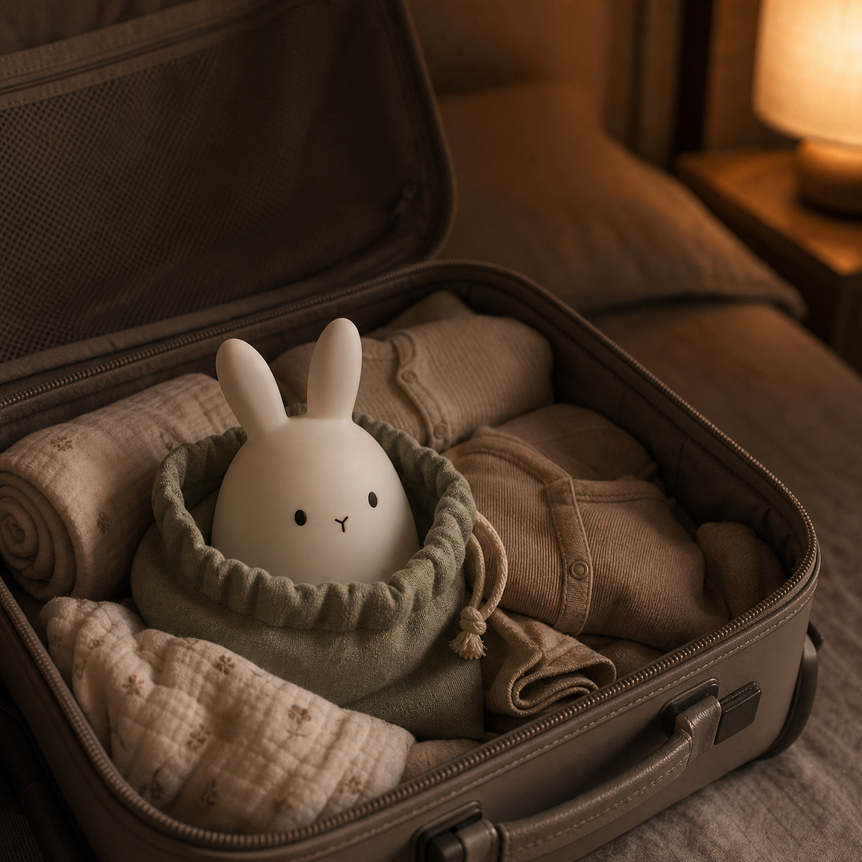 Veilleuse lapin silicone rechargeable Bibimood - image 6