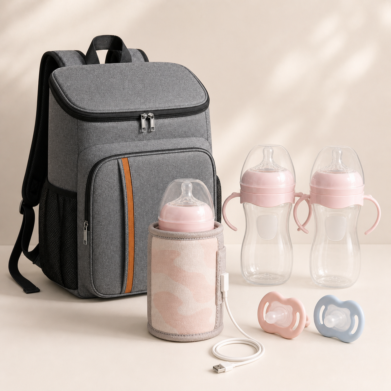 Pack Sortie Biberon Bibimood sur fond clair