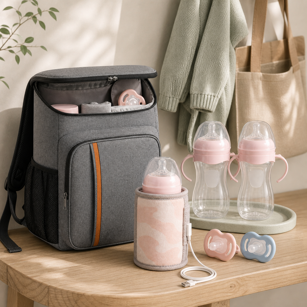 Pack Sortie Biberon Bibimood organisé à la maison