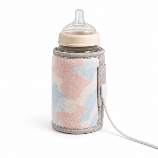 Chauffe-biberon nomade USB Bibimood — Des sorties plus sereines sur fond clair